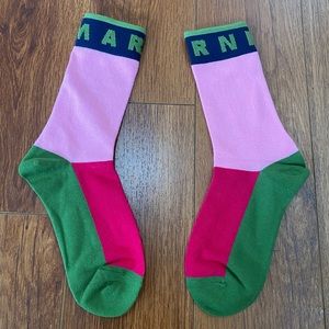 MARNI Colorblock Pink Socks